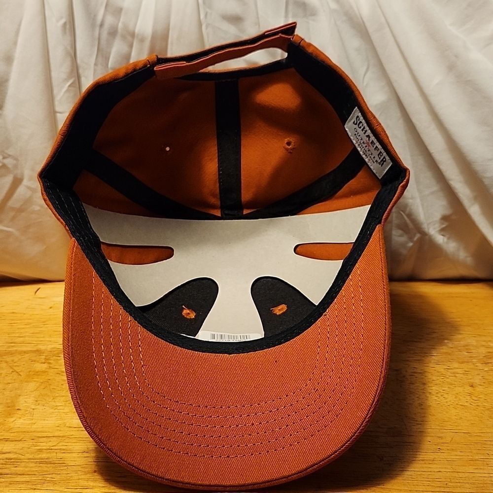 Schaefer Outfitters Rust Orange Velcroback Hat - New - Picture 6 of 11